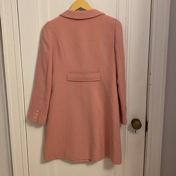 Long Dress Coat - Hobbs UK - Pink - Picture 3 of 5